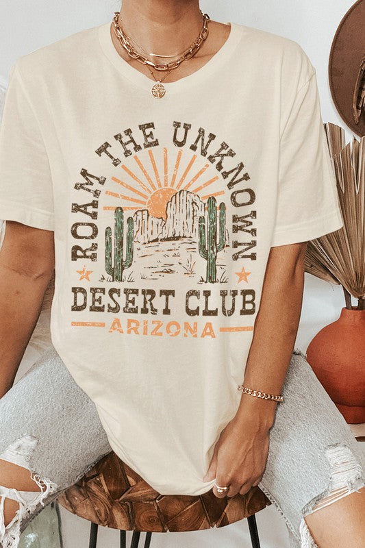 Roam the Unknown Retro Oversized T Shirt