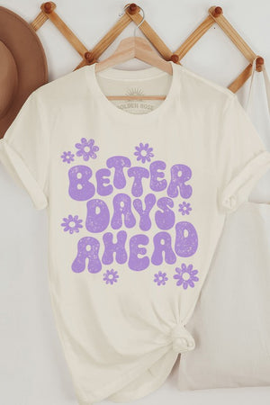 Better Days Ahead Retro Oversized T Shirt