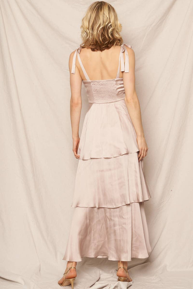 Champagne Taste Tiered Maxi Dress