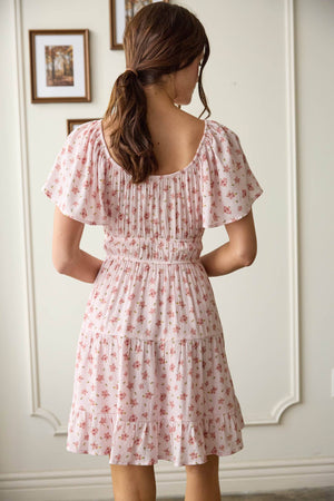 Cherry Blossom Flutter Dress