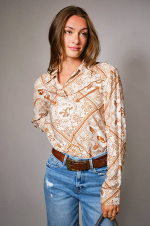 Desert Western Button Up Shirt
