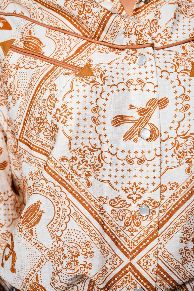 Desert Western Button Up Shirt