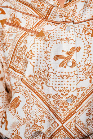 Desert Western Button Up Shirt