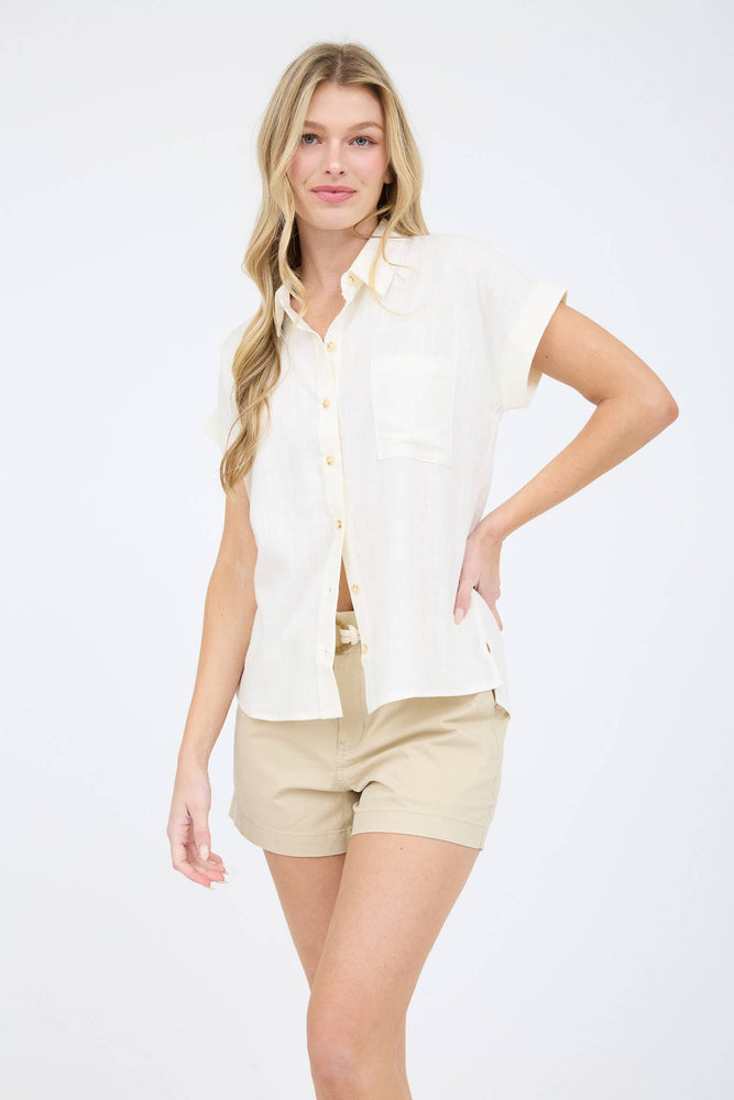 Fresh Linen Blend Shirt