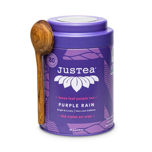 
                
                    Load image into Gallery viewer, Purple Rain Tin with Spoon - Organic, Fair-Trade, Purple Tea
                
            