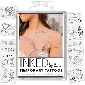 
                
                    Load image into Gallery viewer, Angelic Temporary Tattoo Pack
                
            
