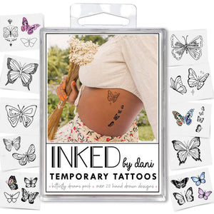 Butterfly Dreams Temporary Tattoo Pack