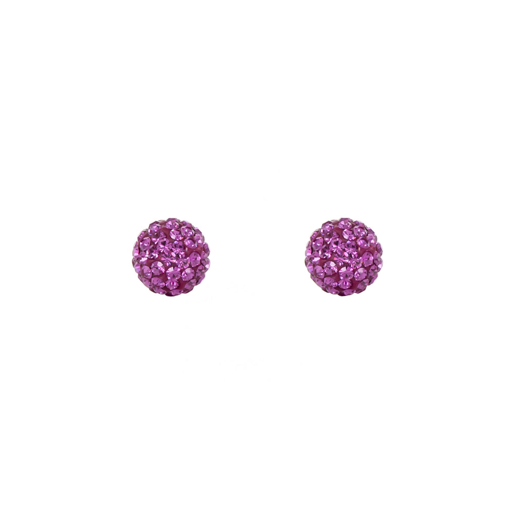 Radiance Studs Fuchsia