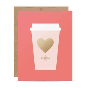 Coffee Love Scratch-off Card