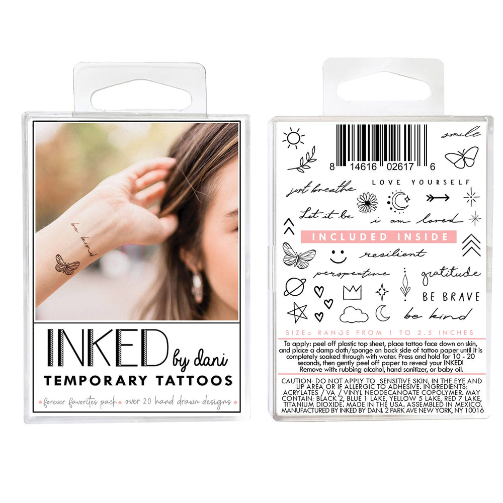 
                
                    Load image into Gallery viewer, Forever Favorites Temporary Tattoo Pack
                
            