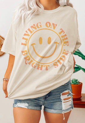 
                
                    Load image into Gallery viewer, Living on the Brightside Retro T Shirt
                
            